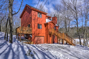 Pocono Spa Getaway with Hot Tub, Sauna, and Deck!